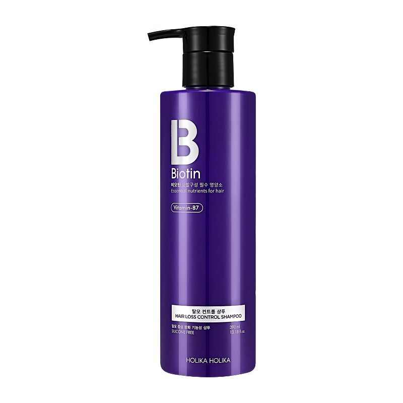 Holika Holika Biotin Hair Loss Control Shampoo - šampūnas nuo plaukų slinkimo